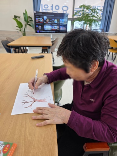 [인지활동] 팝콘벚꽃나무꾸미기